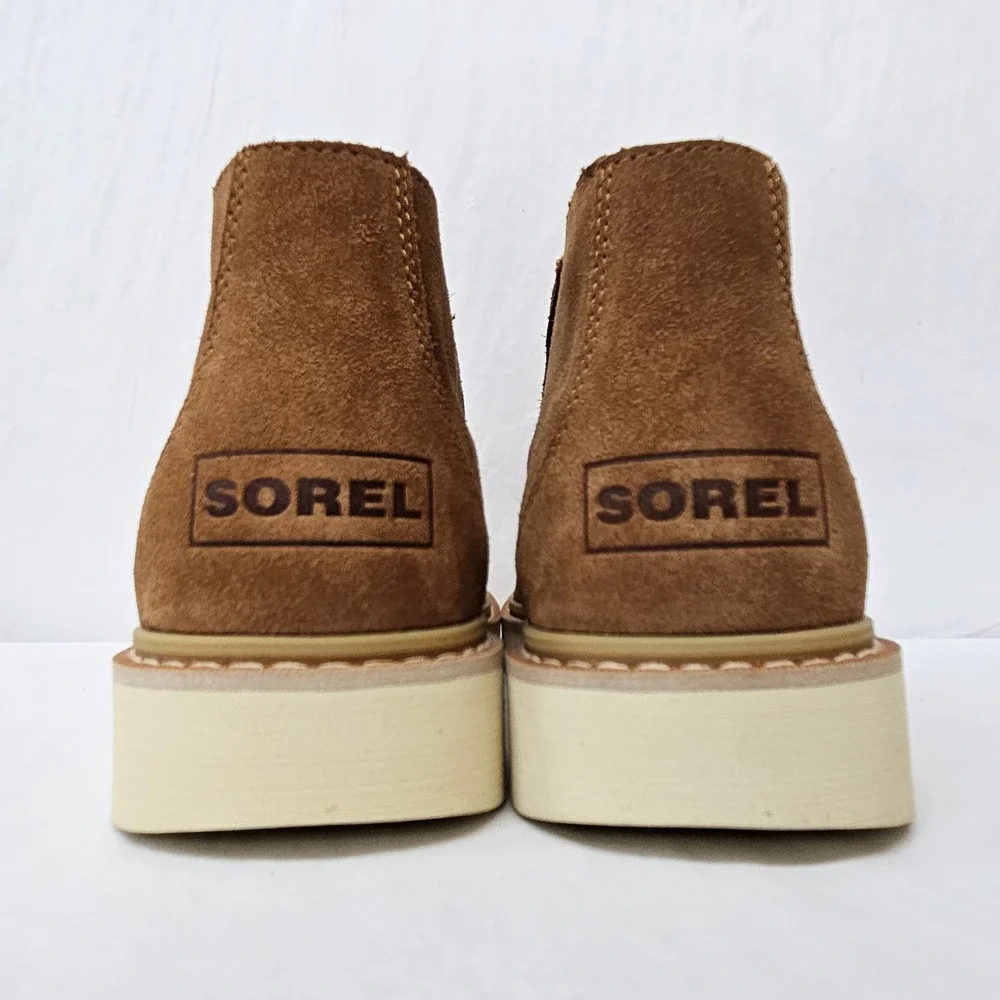 SOREL Slabtown 62 Stoic Mid Chukka Boots NM5306-242 Velvet Tan Mens Size 10